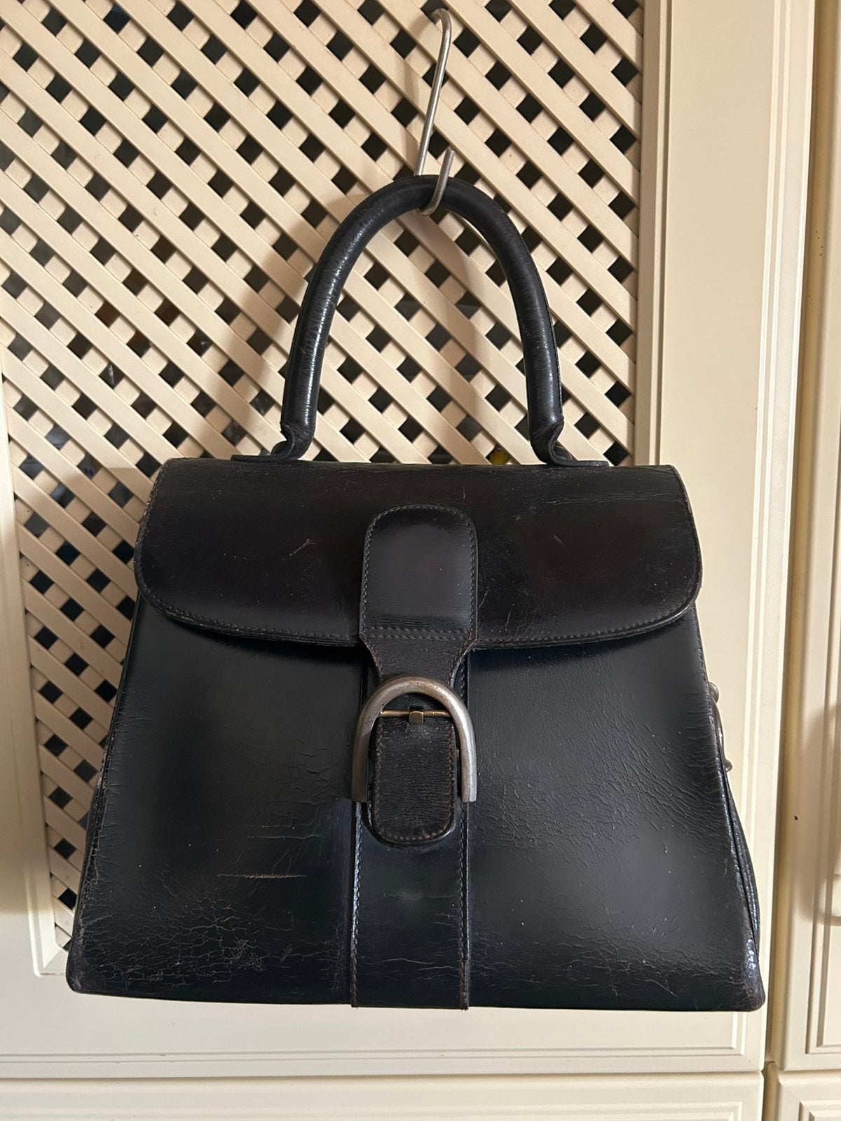 DELVAUX BRILLANT MM, Handtassen en Accessoires, Ophalen of Verzenden, Gebruikt, Handtas