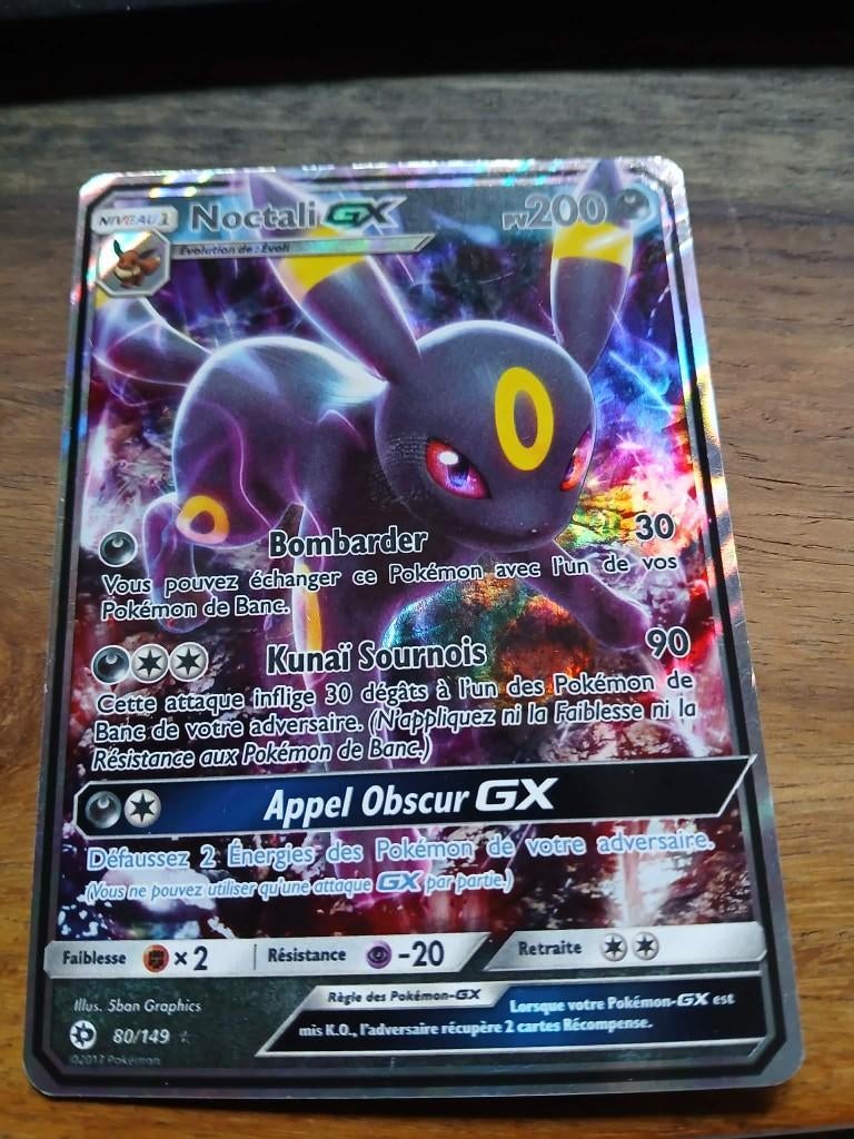 carte noctali gx 80-149 ultra rare, Hobby & Loisirs créatifs, Jeux de cartes à collectionner | Pokémon, Enlèvement ou Envoi