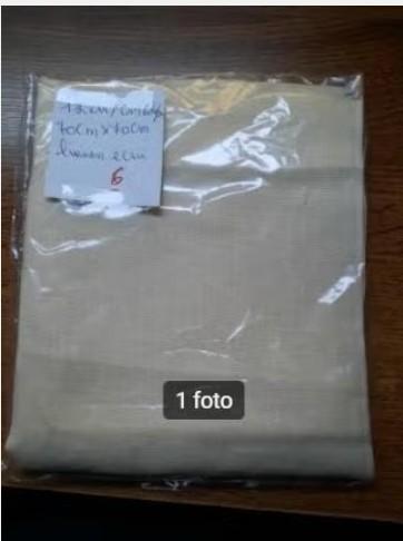 LINNEN borduurstof 12 draad/cm ECRU, Hobby en Vrije tijd, Borduren en Borduurmachines, Ophalen of Verzenden, Nieuw, Handborduren