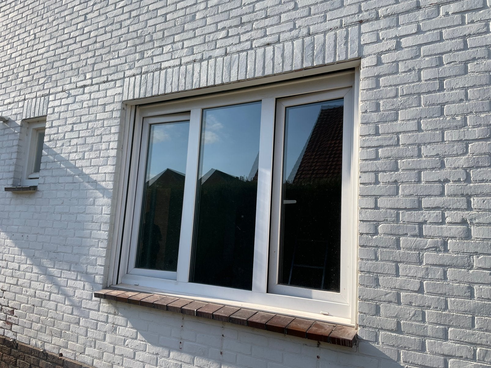 PVC raam 1790x1350, Doe-het-zelf en Bouw, Kunststof, Gebruikt, Raamkozijn, 150 tot 225 cm