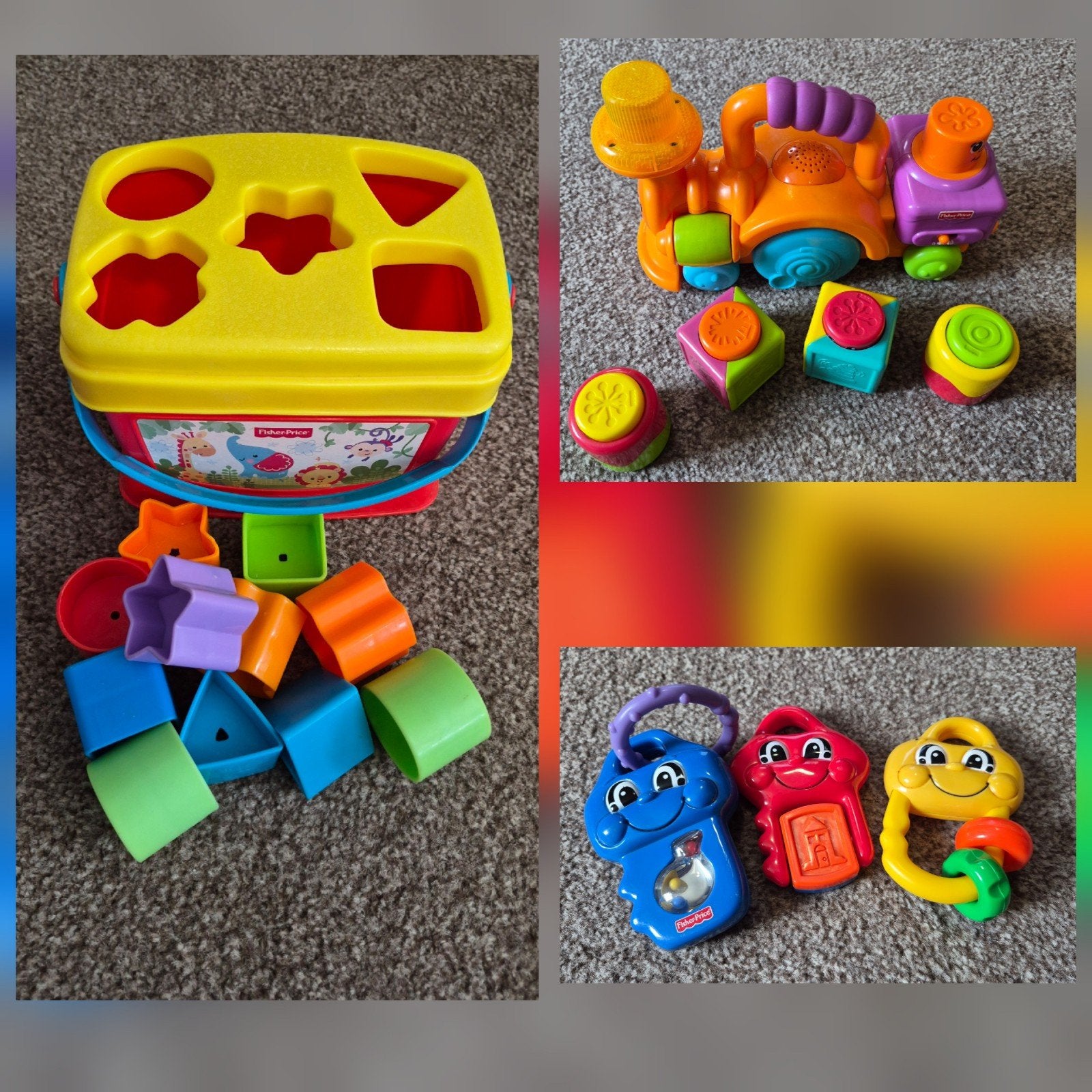 Fisher-Price speelgoedpakket peuter/baby, Enlèvement, Comme neuf, Autres types, Sonore