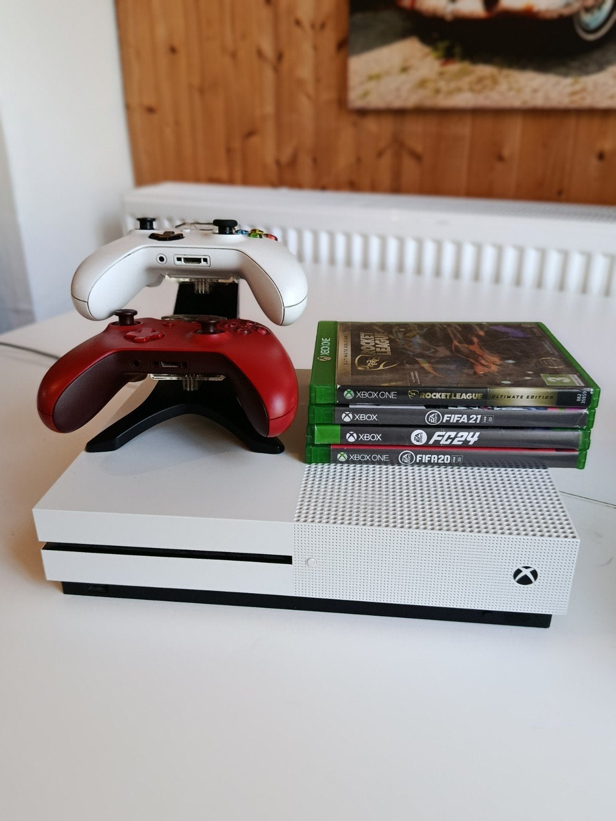 Xbox One S 1 TB + 2 controllers en games, Games en Spelcomputers, Ophalen of Verzenden, 1 TB, Xbox One