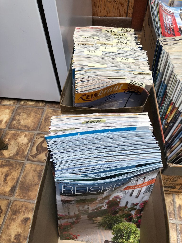 Collectie Reiskrant, KREO & Pasar (1992-2018)- magazines, Boeken, Reisgidsen, Ophalen, Gelezen, Overige typen, Overige merken