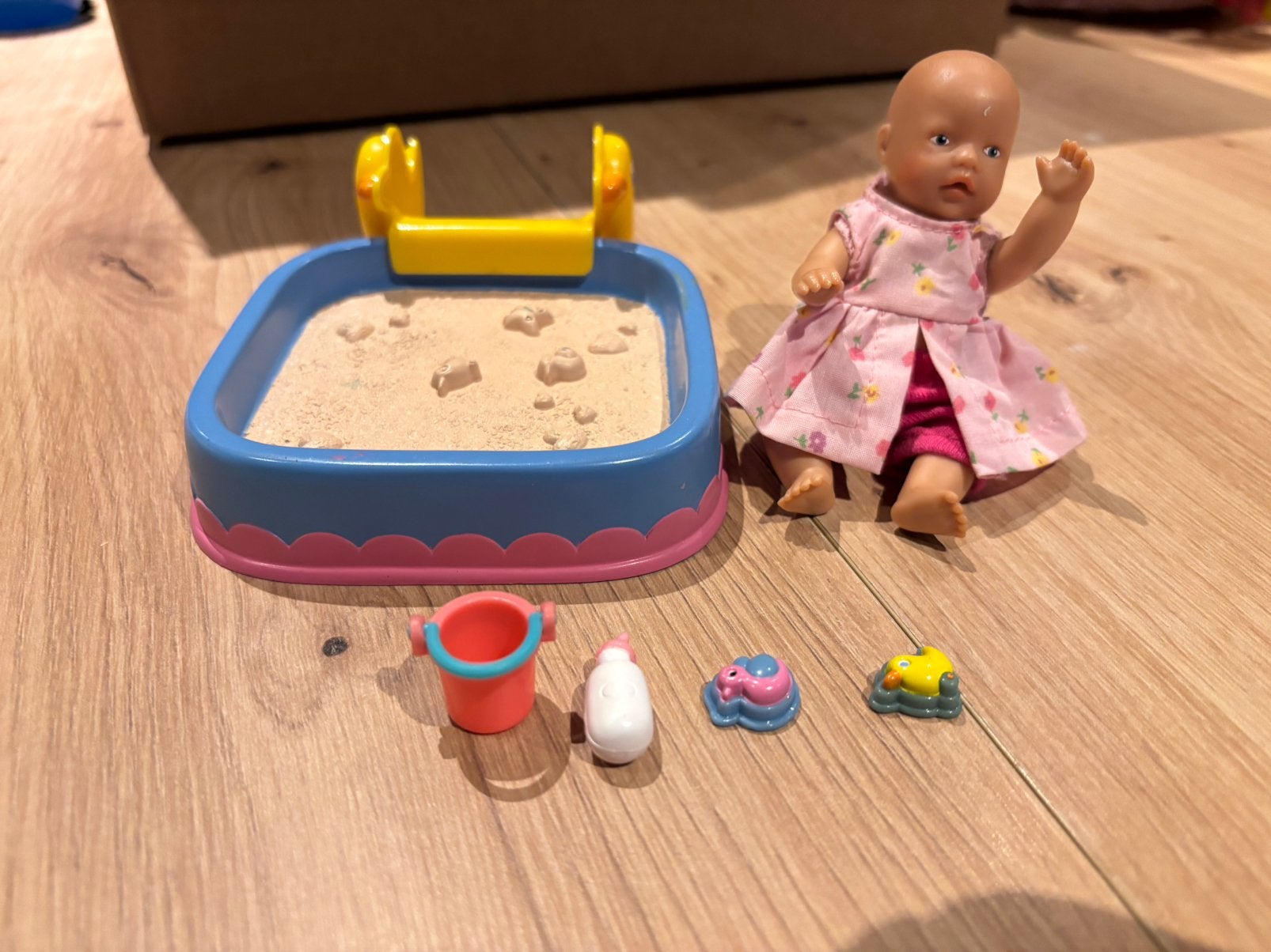 Baby born speelset mini, Kinderen en Baby's, Speelgoed | Poppen, Ophalen, Zo goed als nieuw