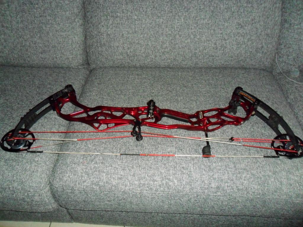 boogschieten huyt pro force, Sport en Fitness, Handboogschieten, Ophalen, Zo goed als nieuw, Compoundboog