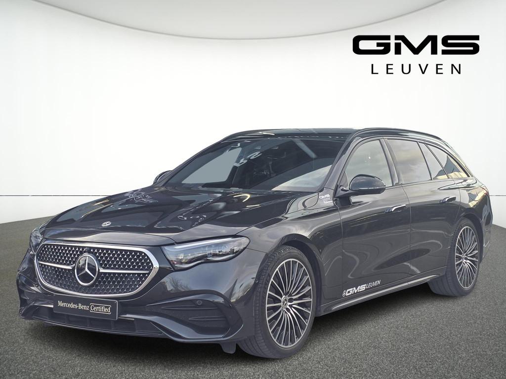 Mercedes-Benz E-klasse Estate E 300 e AMG Line, Auto's, Mercedes-Benz, Automaat, Zwart, 4 cilinders, Zwart