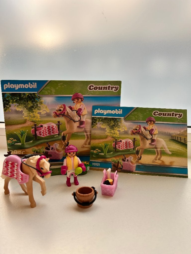 Playmobil Country 70521 - Duitse rijpony, Ophalen, Zo goed als nieuw