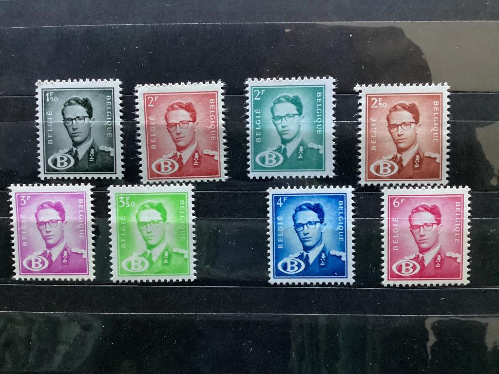 Dienstzegels België COB D57-D63 postfris, Neuf, Non oblitéré, Autre, Envoi