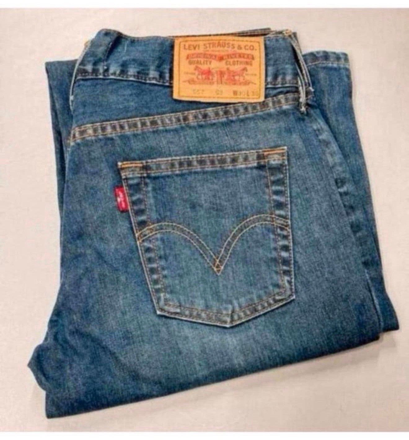 Levis Levi’s 557 spijkerbroek jeans W30-L36 30-36 als nieuw, Ophalen of Verzenden, Zo goed als nieuw, Blauw, W30 - W32 (confectie 38/40)
