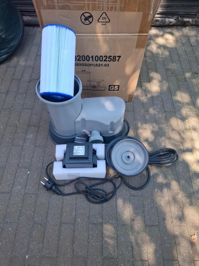 Nieuwe zwembad pomp en filter, Enlèvement, Filtre