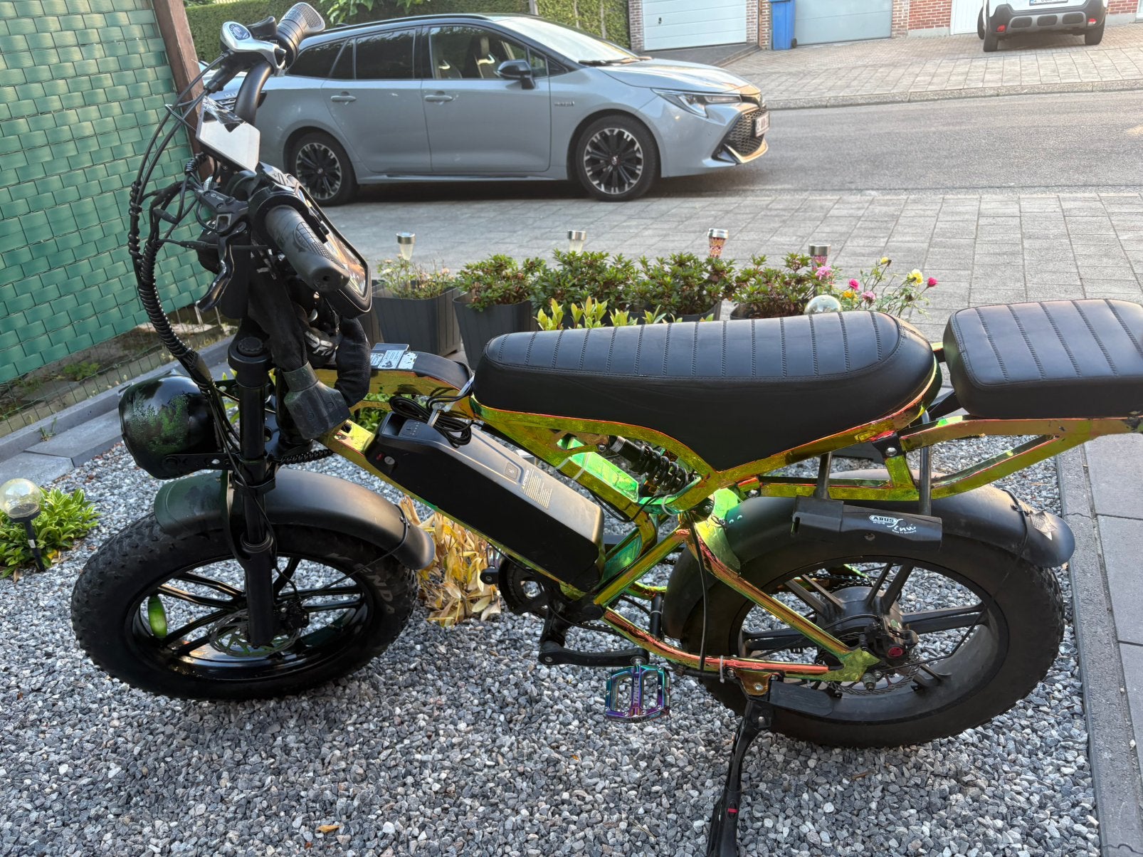 Fat bike v20 met led lampjes, Fietsen en Brommers, Ophalen, Gebruikt, 3 versnellingen