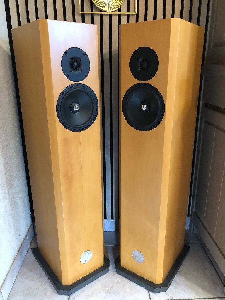 ACCUSTIC ARTS CLASSIC MK 2 , PARFAIT ETAT .. A VOIR, Bass-reflex, Comme neuf, Enlèvement, Enceinte colonne