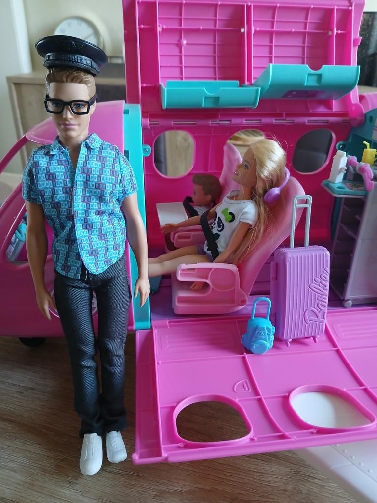 Barbie vliegtuig, Ophalen of Verzenden