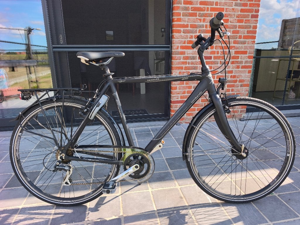 Lombardo Taranto 400 Hybride Herenfiets (Maat 58)  Rijklaar!, Ophalen, Gebruikt, Velgrem, Versnellingen