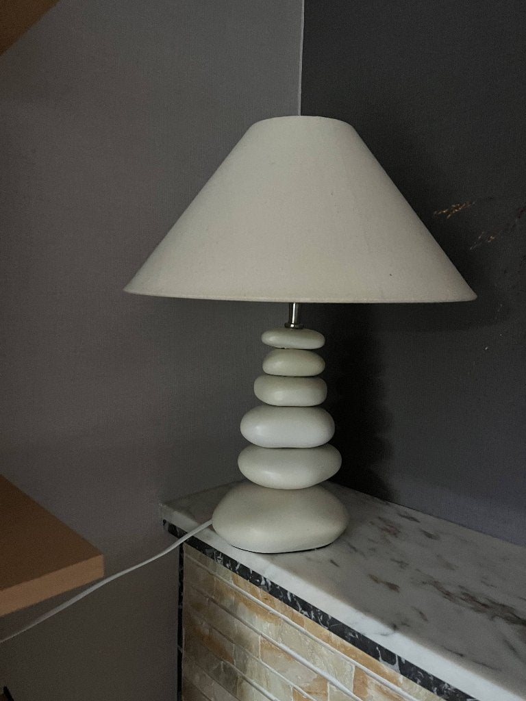 Tafellamp klassiek beige, Ophalen, Zo goed als nieuw, Klassiek, Minder dan 50 cm