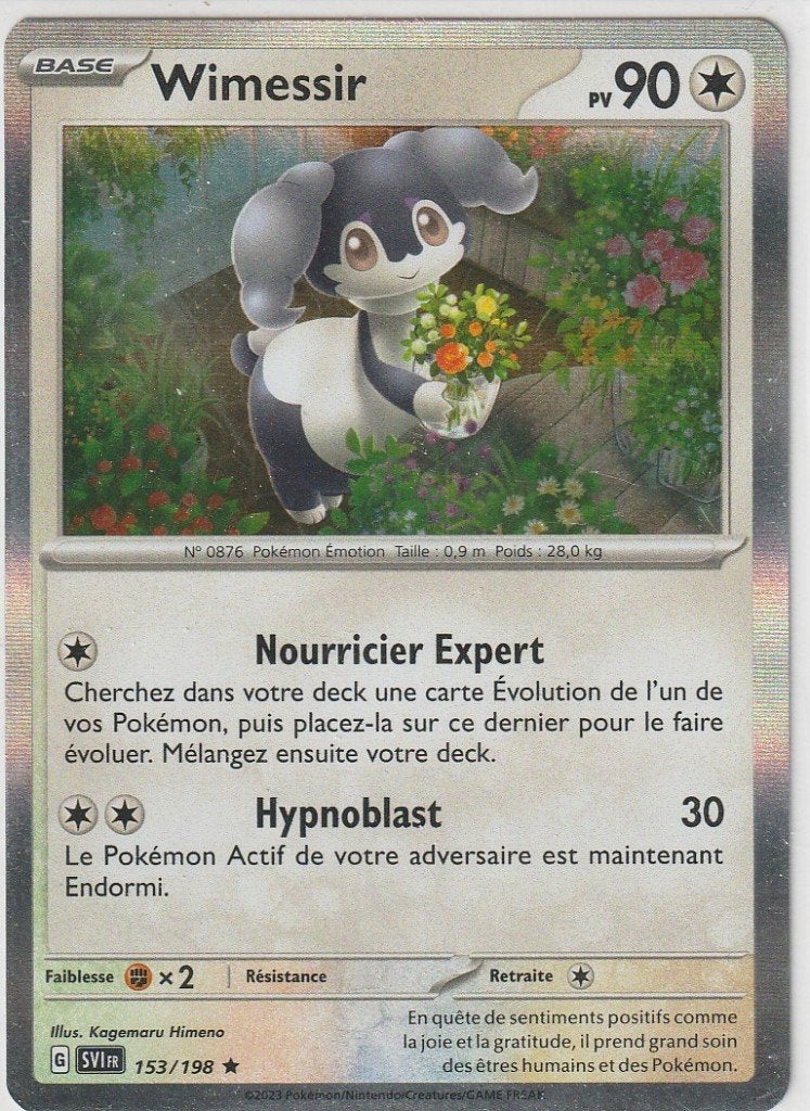 carte pokémon wimessir rare holo  - 2, Enlèvement ou Envoi, Comme neuf
