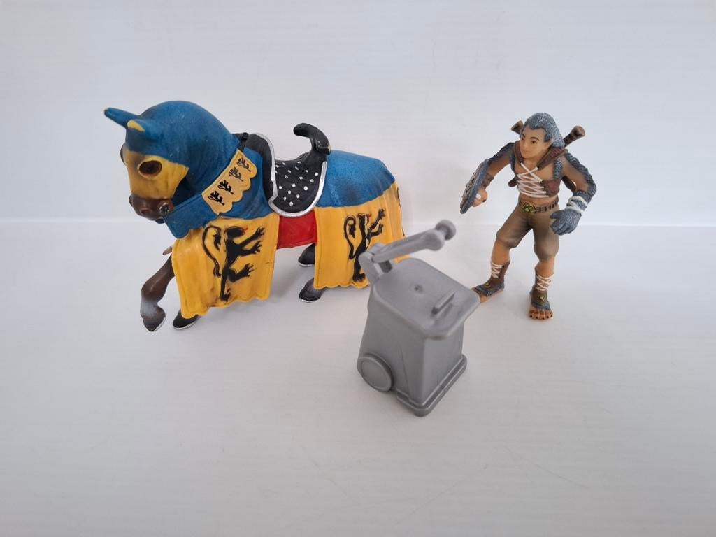 Lot d'objets Schleich divers (figurine, animal et pièce), Collections, Jouets miniatures, Utilisé, Enlèvement ou Envoi