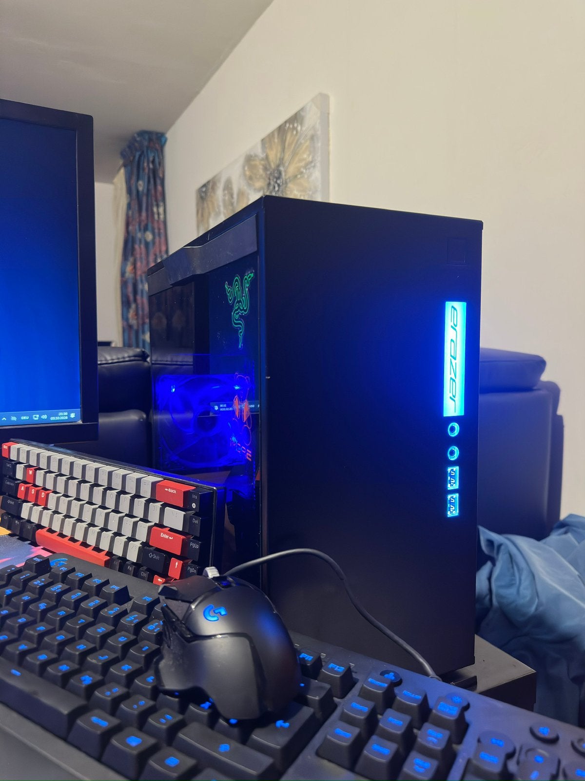 Gaming PC Setup +Logitech Keyboard&Mouse+Mechanical Keyboard, Informatique & Logiciels, Enlèvement ou Envoi, 8 GB, Reconditionné