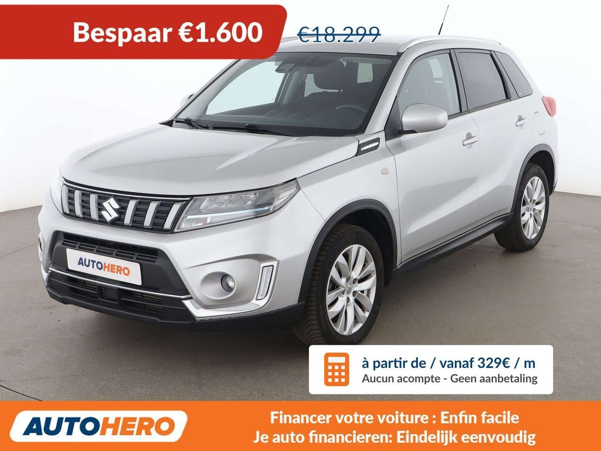Suzuki Vitara 1.4 BoosterJet Mild-Hybrid Comfort 4x4, Autos, Argent ou Gris, Achat, Euro 6, https://public.car-pass.be/vhr/706040c4-de9c-4c61-b634-3025395cf8c4