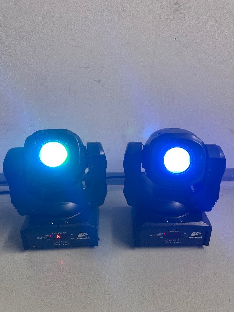 Lot de 2 JB Systems CLUBSPOT - Lyres Spot LED 35W, Enlèvement, Utilisé