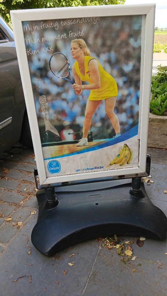 Stoepbord  , reclamebord, Ophalen, Gebruikt, Reclamebord