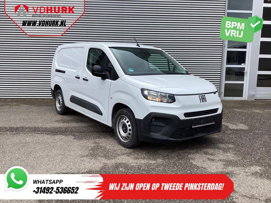 Fiat Doblò 1.2 110 pk L2 BENZINE 3pers./ Virtual Cockpit/ Ca, Auto's, Wit, Bedrijf, Handgeschakeld, Parkeersensor