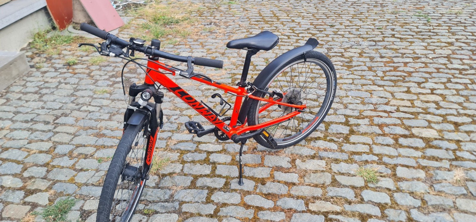rode jeugdfiets 6 tot 9 jaar topmerk Conway maat 28., Ophalen, Gebruikt, Conway, Versnellingen