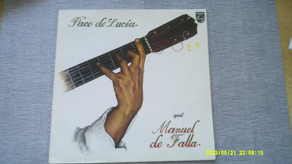 Paco De Lucia – Spielt Manuel de Falla (LP), Cd's en Dvd's, Vinyl | Overige Vinyl, Ophalen of Verzenden, Gebruikt