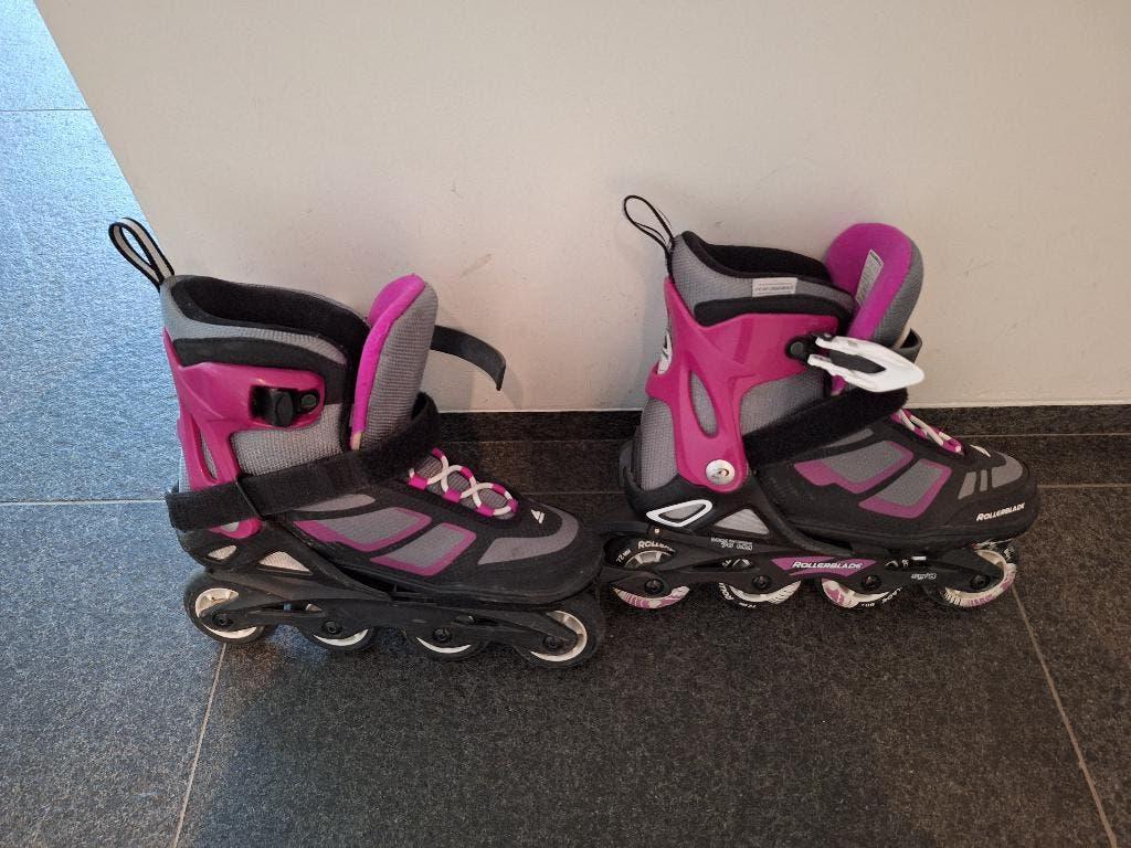 Rollerblade Spitfire Skeelers Kind (36,5-40,5) + bescherming, Sport en Fitness, Kinderen, Inline skates 4 wielen, Ophalen, Overige merken