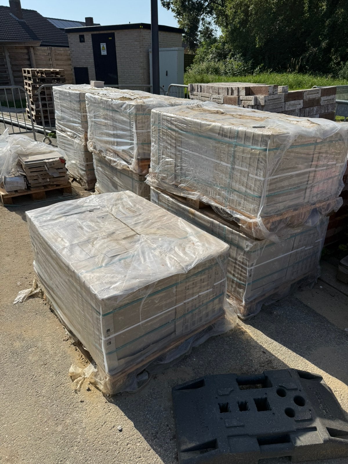 Vloertegels mat grijs 45x45, Doe-het-zelf en Bouw, Tegels, Ophalen, Vloertegels