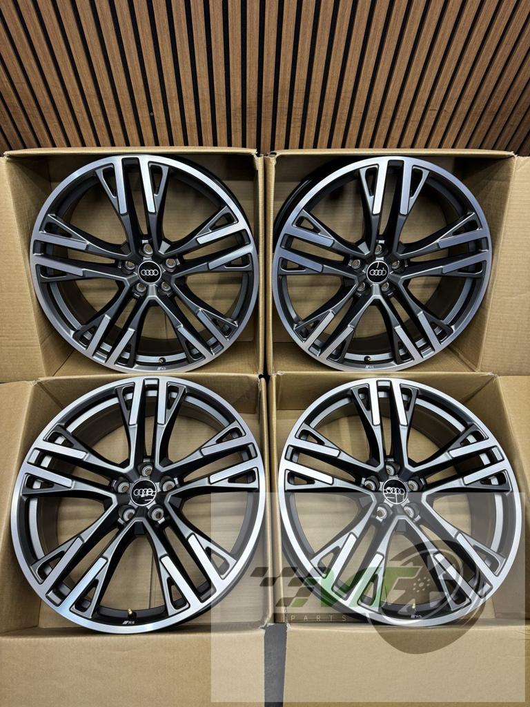 21" Audi Q5 SQ5 A6 S6 Q3 RSQ3 5-Dubbsp-Y 8MA601025M BTW OEM, Auto-onderdelen, Banden en Velgen, Gebruikt, Velg(en), -, -
