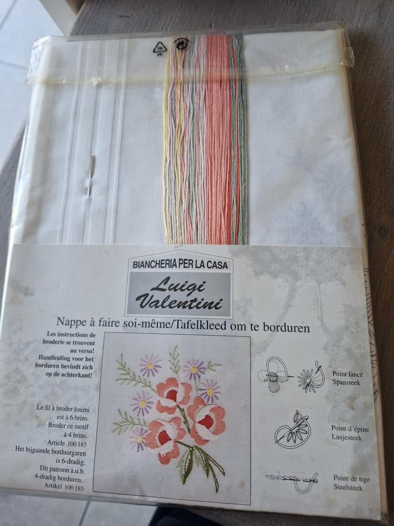 Borduren tafel laken, Hobby & Loisirs créatifs, Broderie & Machines à broder, Enlèvement