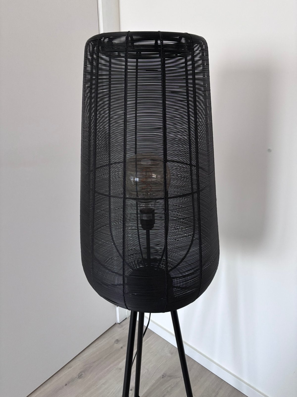 Light & Living – ADETA vloerlamp – Zwart – Ø37 x 135 cm, Ophalen, Zo goed als nieuw