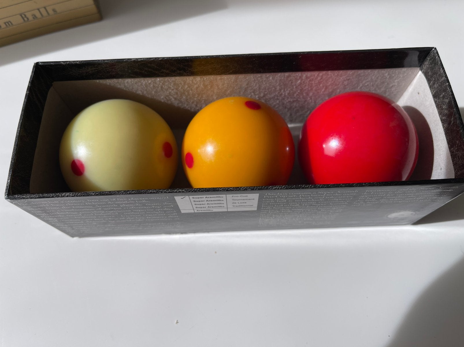 Boules de billard Carambol Pro, Sports & Fitness, Billards & Billards américains, Envoi, Comme neuf