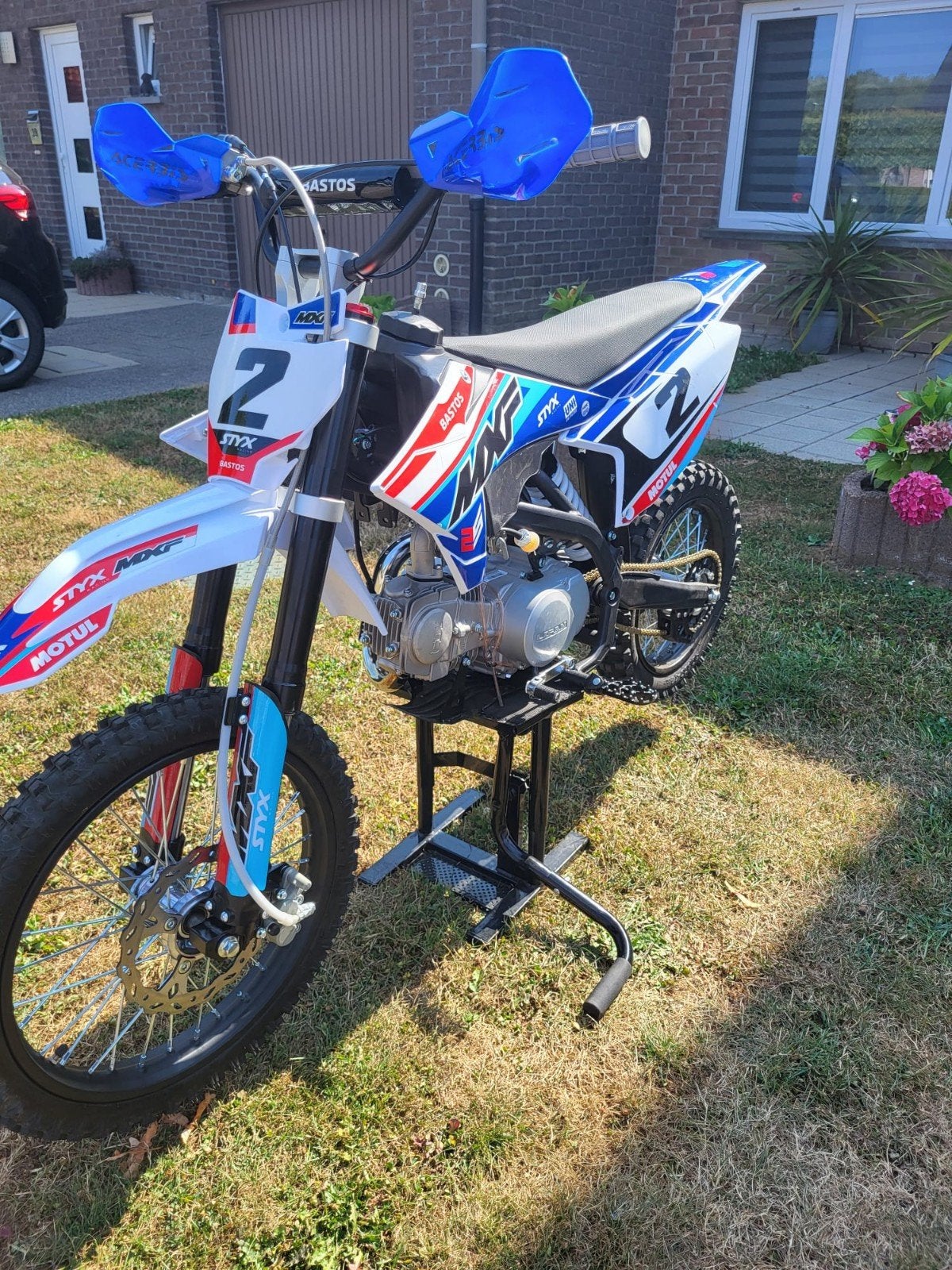 crossmoto pitbike 125 cc, Enlèvement