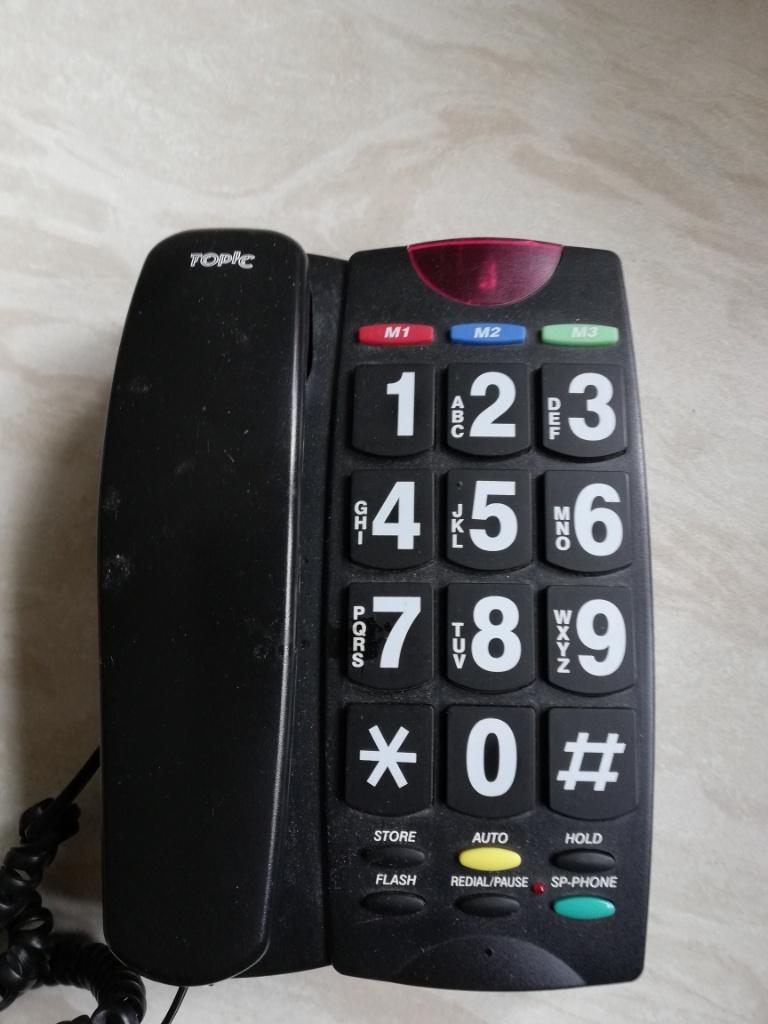 Seniorentelefoon met grote toetsen, Ophalen of Verzenden, Zo goed als nieuw