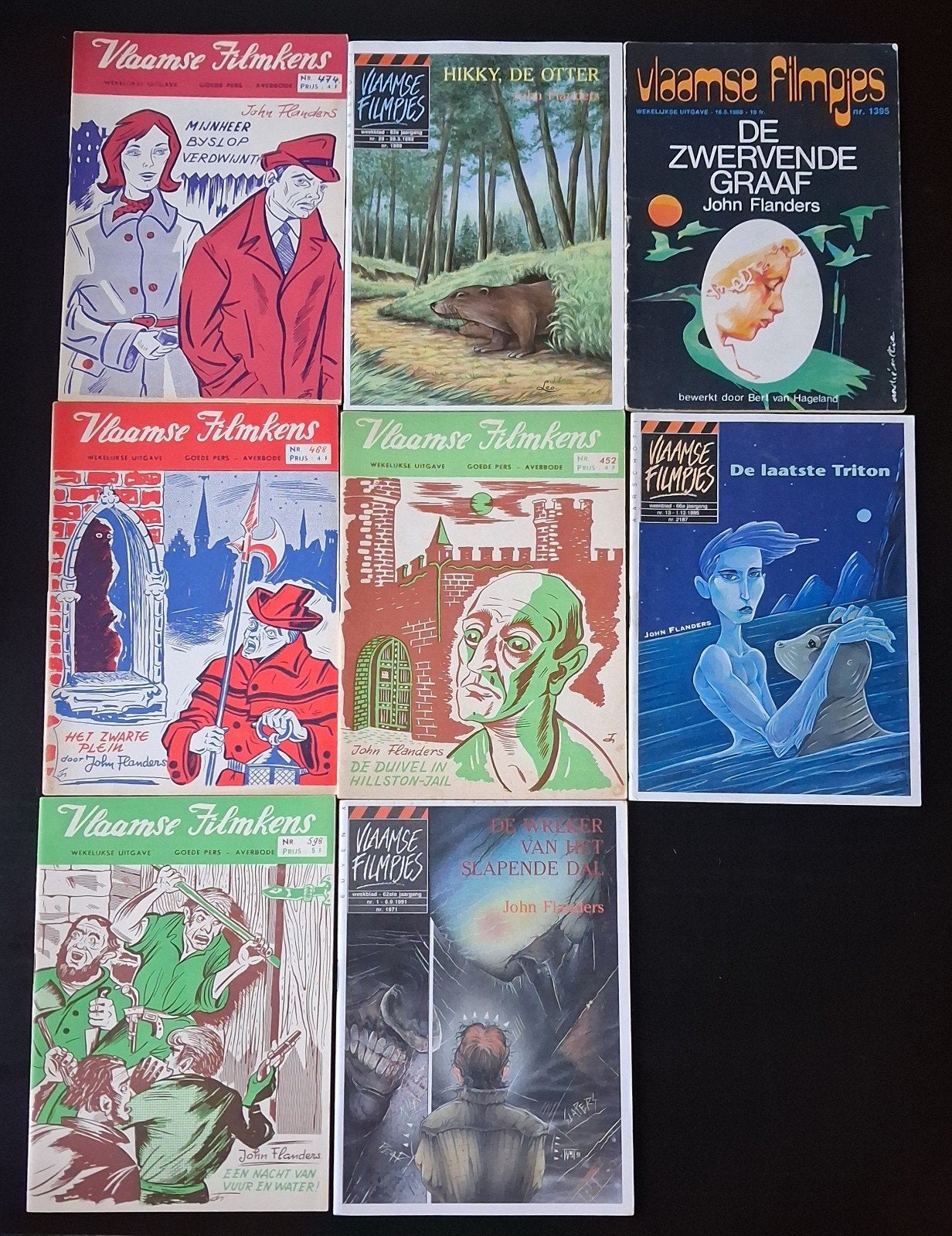 15x Vlaamse Filmpjes van JOHN FLANDERS, Livres, Philosophie, Enlèvement ou Envoi