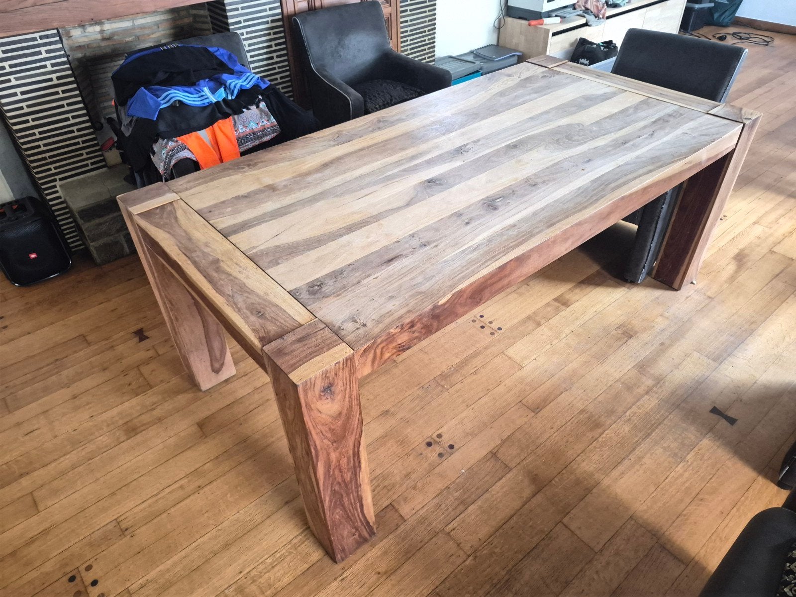 Tafel 1meter breed x 2m lengte x 77cm hoogte, zware tafel, Huis en Inrichting, Tafels | Eettafels, Ophalen