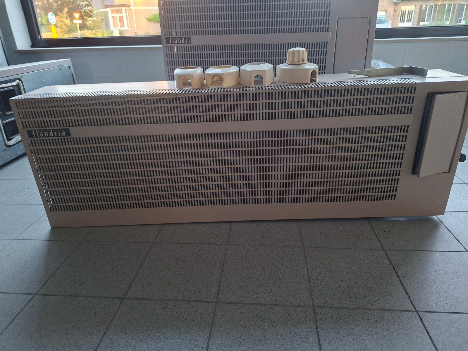 Gaskachel + 2x radiatoren, Doe-het-zelf en Bouw, Ophalen, Zo goed als nieuw, Radiator