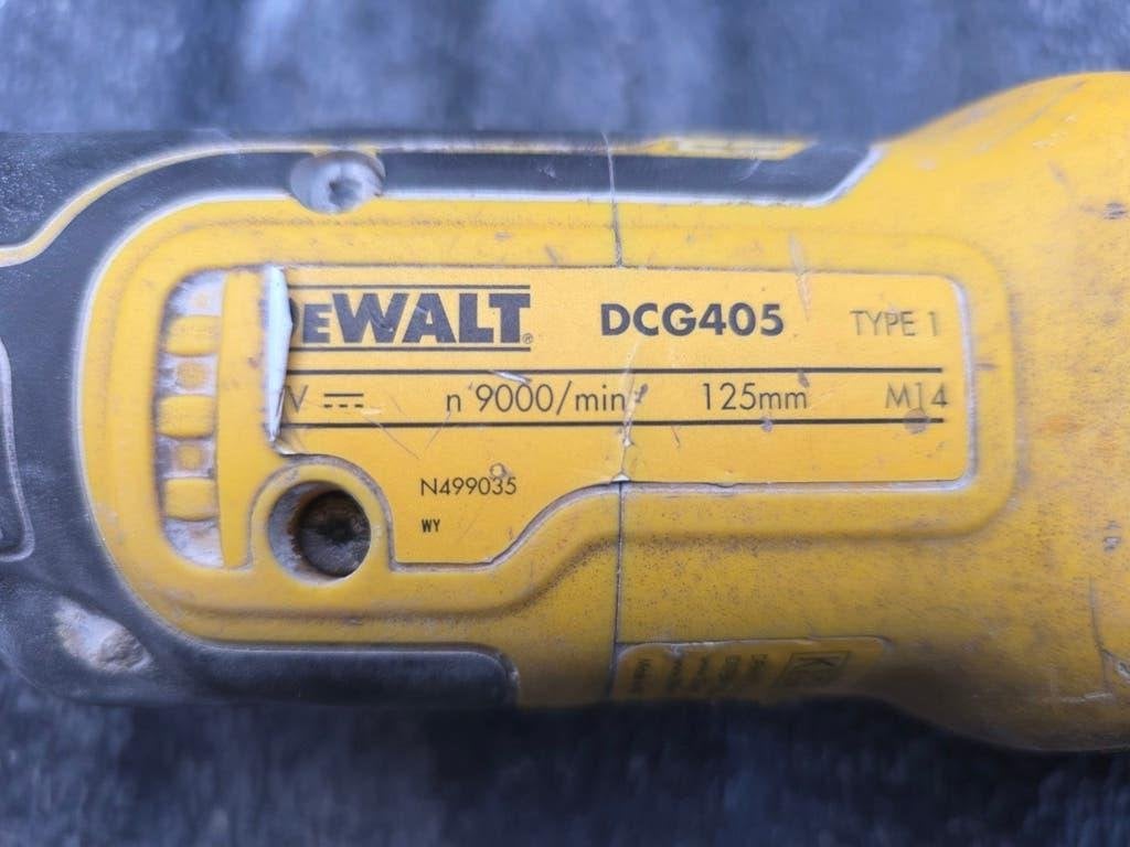 Disqueuse DeWALT DCG405 125mm 18V, Enlèvement