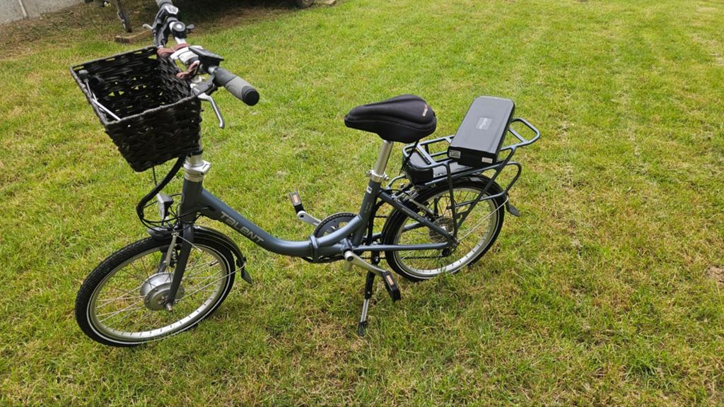 Vélo électrique pliable Talent 55km!!, Autres marques, Frein sur jante, Comme neuf, Enlèvement
