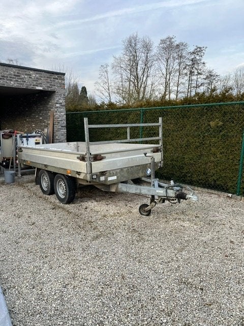 Essieu tandem Hapert 2000 kg - 305 x 166 cm - Freiné, Enlèvement, Utilisé