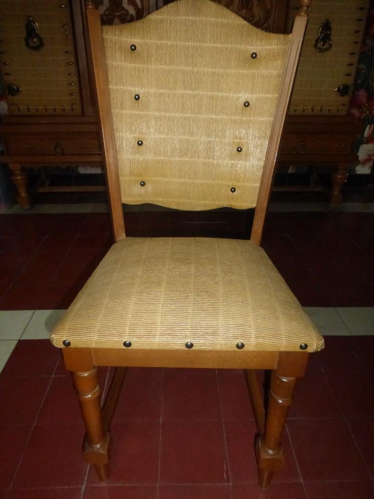 6 prachtige rustieke lichte eikenhouten stoelen, Huis en Inrichting, Stoelen, Ophalen, Hout, Vijf, Zes of meer stoelen