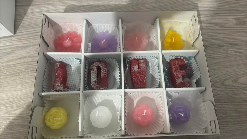 Cadeau box kaarsen, Ophalen, Overige materialen, Overige kleuren, Nieuw