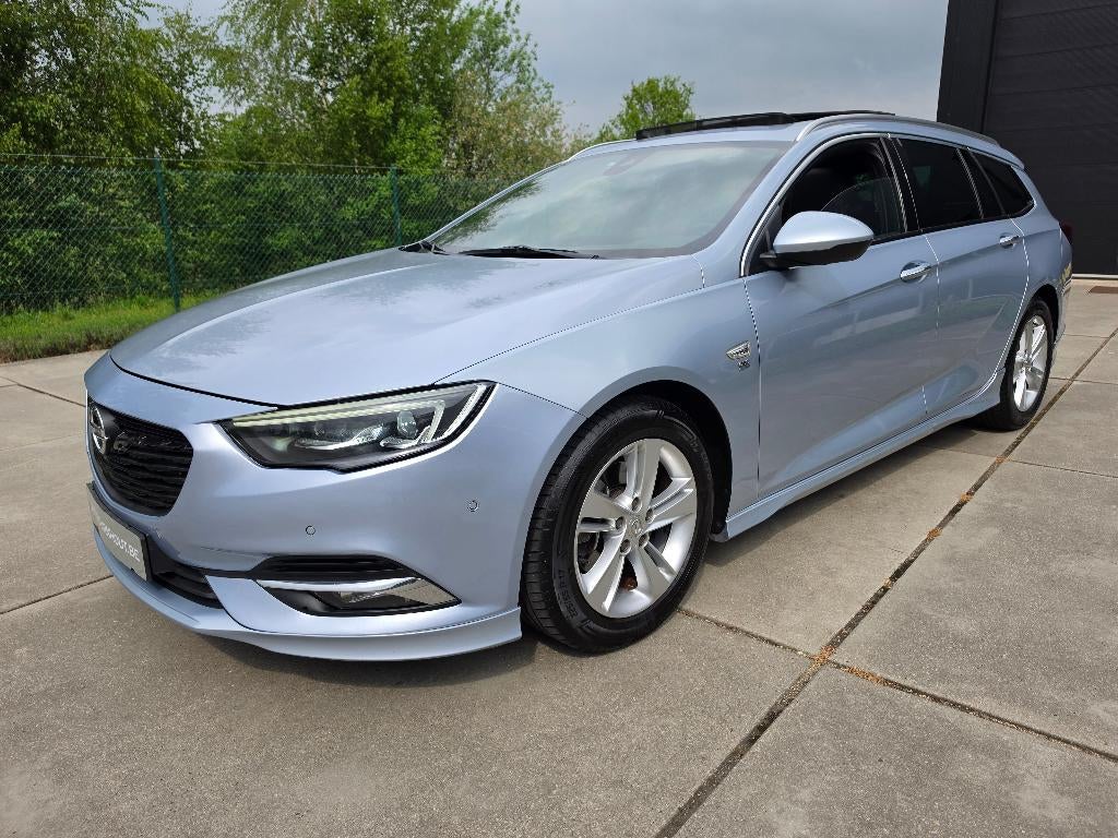 Opel Insignia Sport Tourer 1.5 Turbo OPC Line Automaat Full, Auto's, 730 kg, Blauw, Bedrijf, 5 deurs