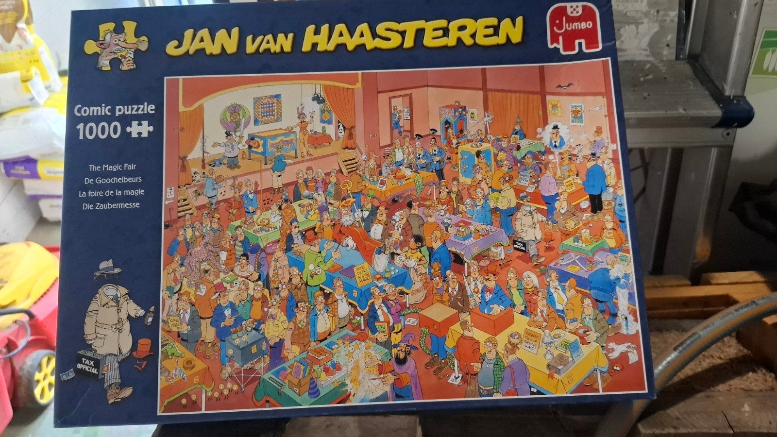puzzel jan van haasteren 1000stuksde goochelbeurs, Hobby & Loisirs créatifs, Enlèvement, Comme neuf
