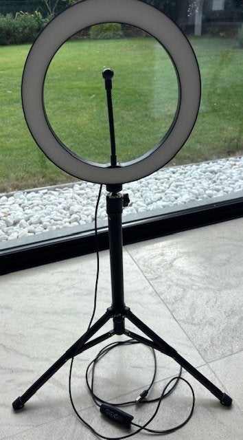 Ring light met hersluitbaar statief, Ophalen, Verstelbaar, Statief