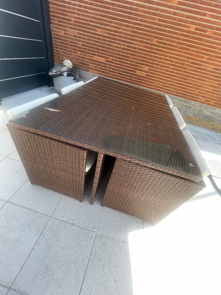 Table de jardin, Enlèvement, Comme neuf, Rectangulaire
