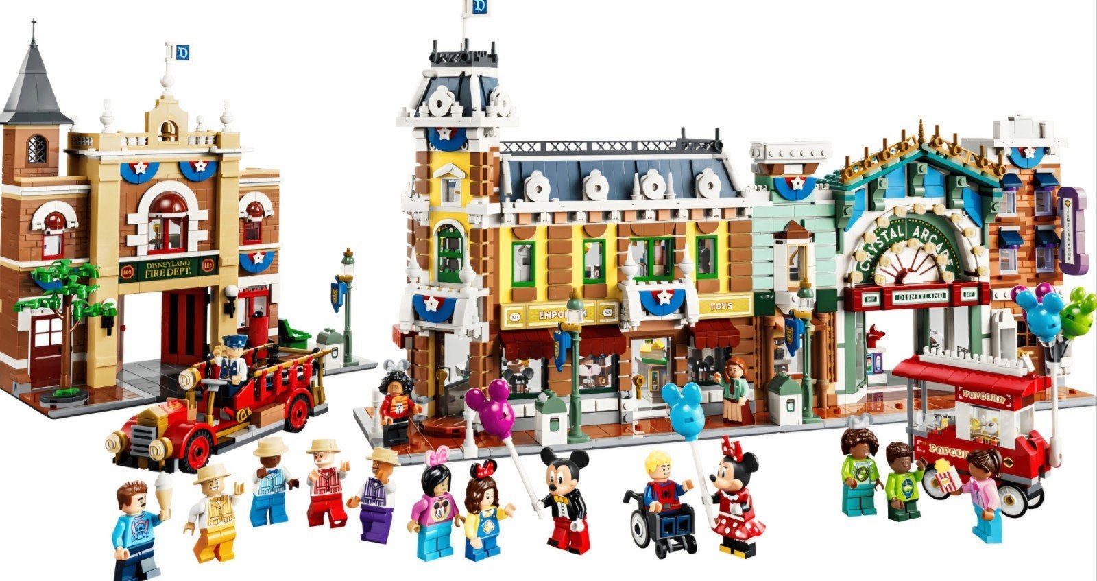 LEGO Disney 43302 – Main Street, USA - 1x opgebouwd, Kinderen en Baby's, Speelgoed | Duplo en Lego, Lego, Ophalen of Verzenden