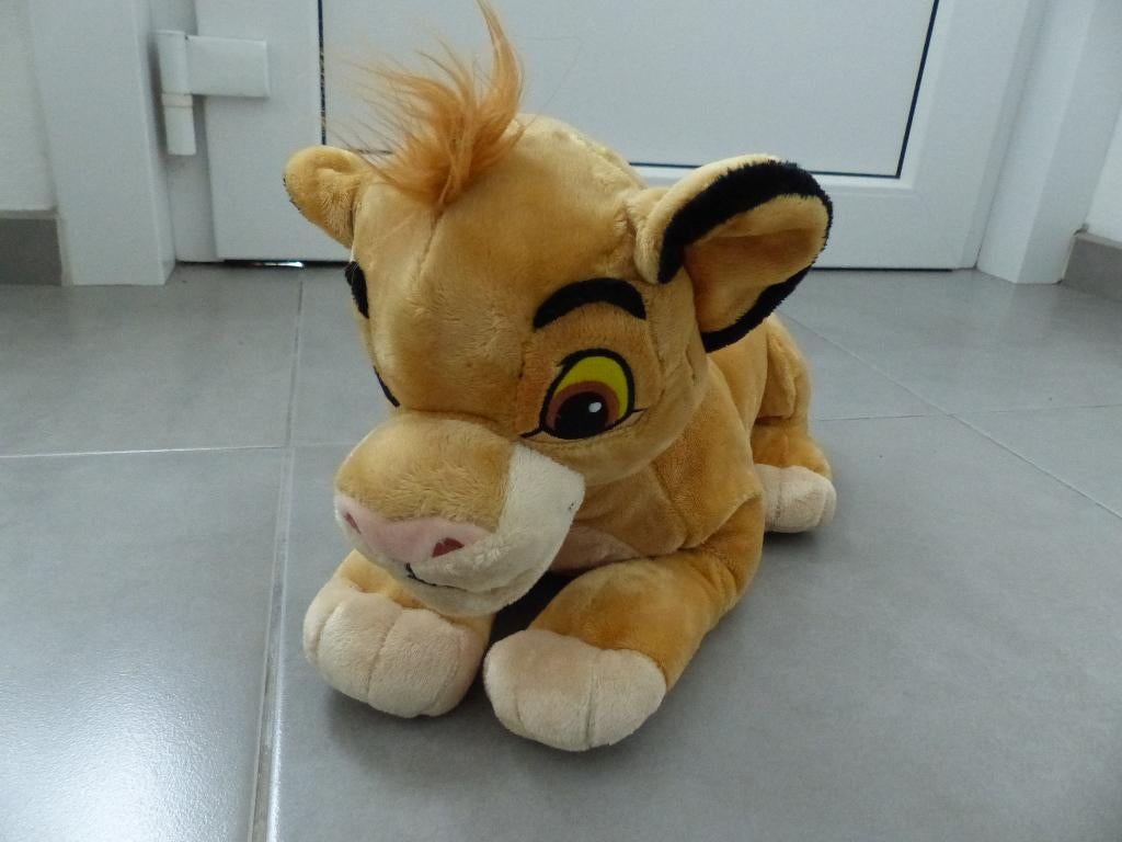 Peluche Disney Simba - Le Roi Lion - 43 cm, Disney, Enlèvement ou Envoi, Comme neuf, Disney
